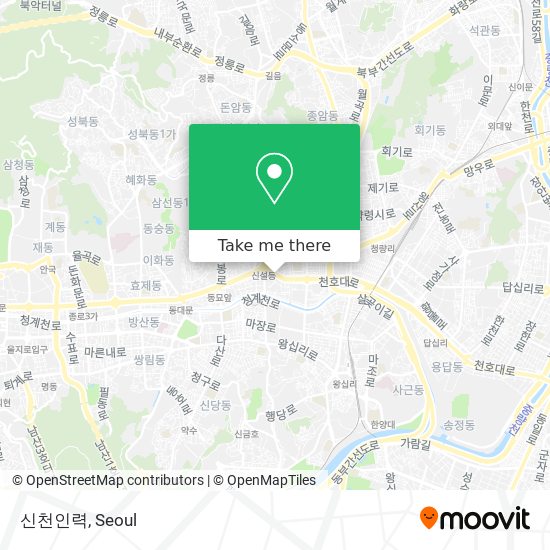 신천인력 map