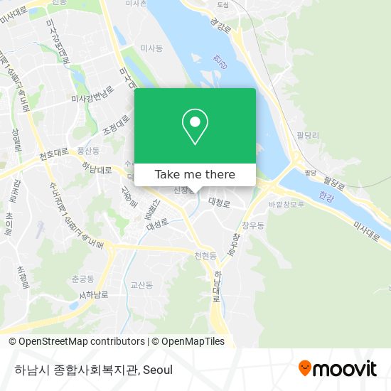 하남시 종합사회복지관 map