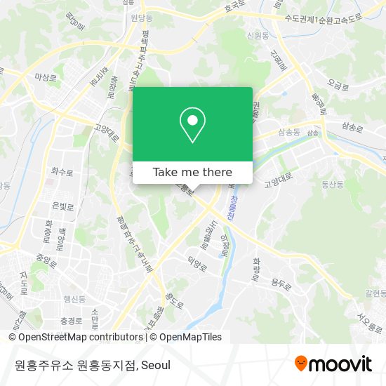 원흥주유소 원흥동지점 map