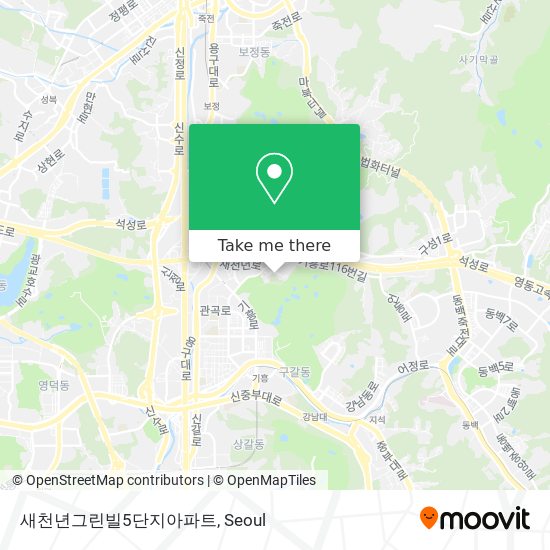 새천년그린빌5단지아파트 map