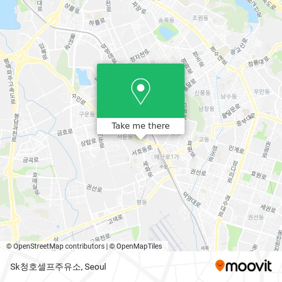 Sk청호셀프주유소 map