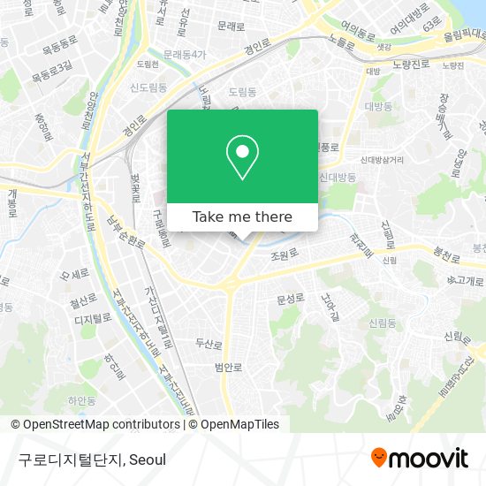 구로디지털단지 map