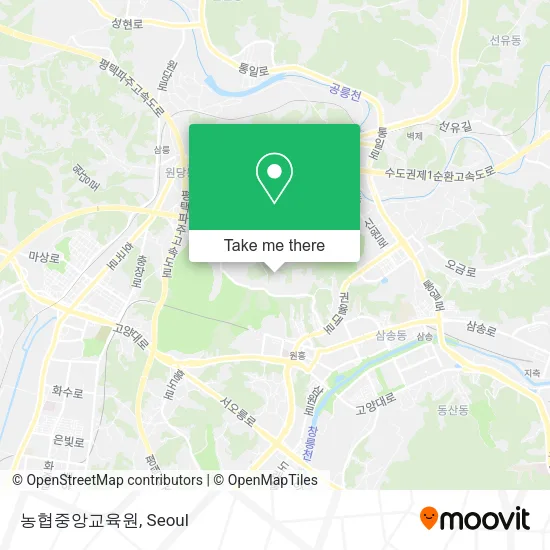 농협중앙교육원 map