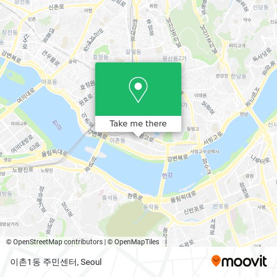 이촌1동 주민센터 map