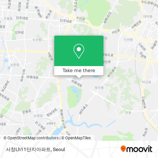 서창Lh11단지아파트 map
