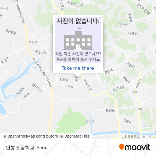 단봉초등학교 map