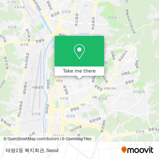 태평2동 복지회관 map