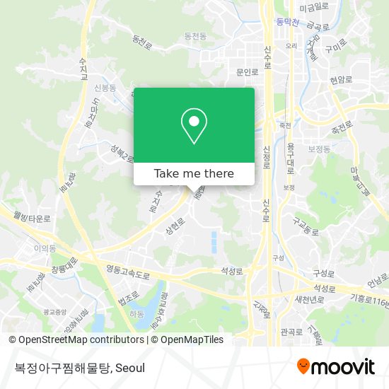 복정아구찜해물탕 map