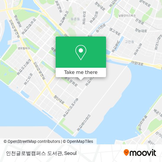 인천글로벌캠퍼스 도서관 map