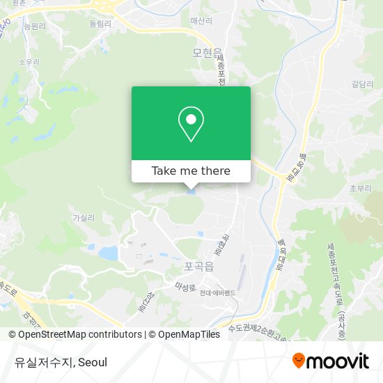 유실저수지 map