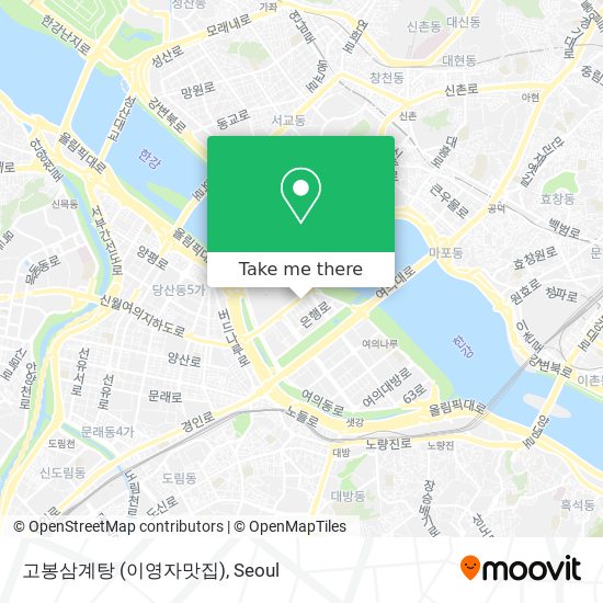 고봉삼계탕 (이영자맛집) map