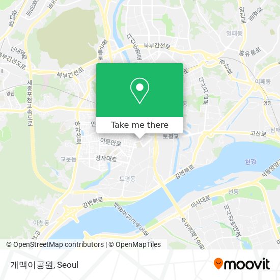 개맥이공원 map