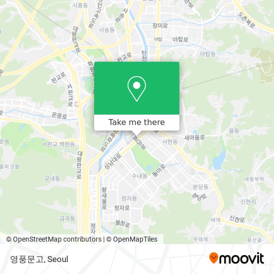 영풍문고 map