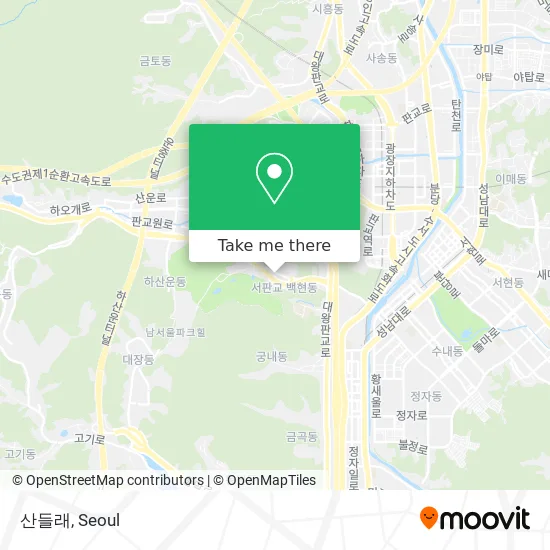 산들래 map