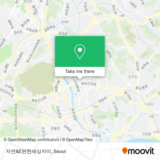 자연&E편한세상자이 map