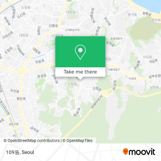 109동 map