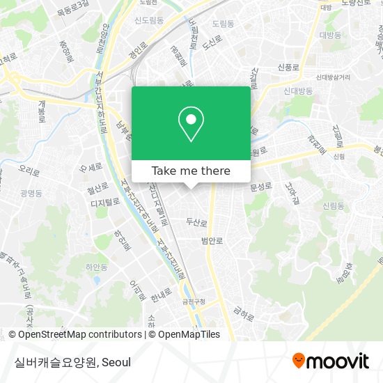 실버캐슬요양원 map