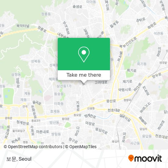 보문 map