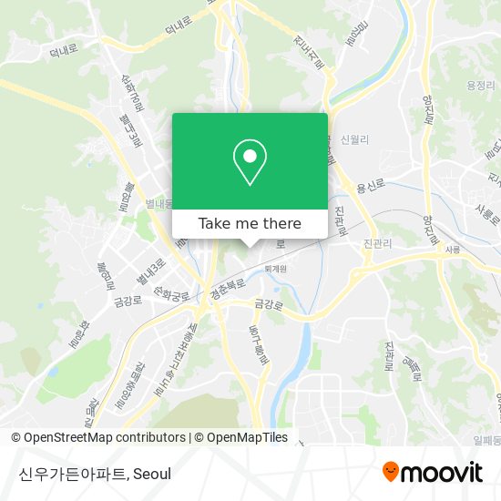 신우가든아파트 map
