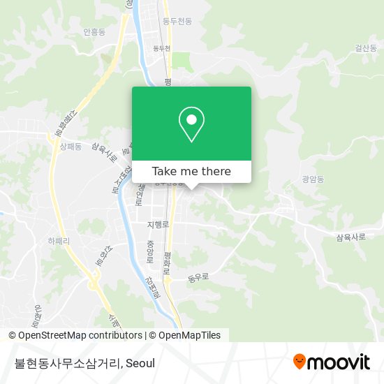 불현동사무소삼거리 map