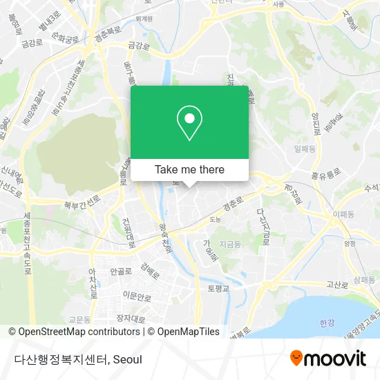 다산행정복지센터 map