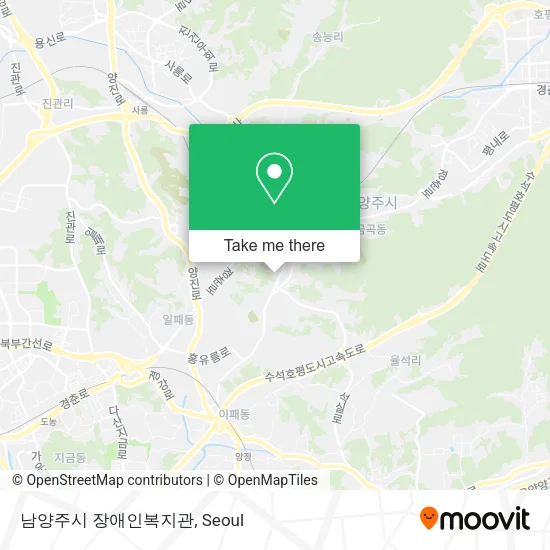 남양주시 장애인복지관 map