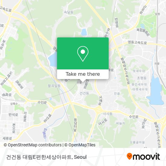건건동 대림E편한세상아파트 map