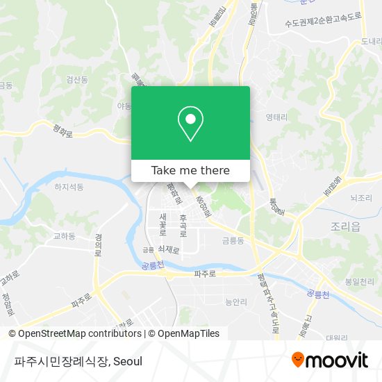 파주시민장례식장 map