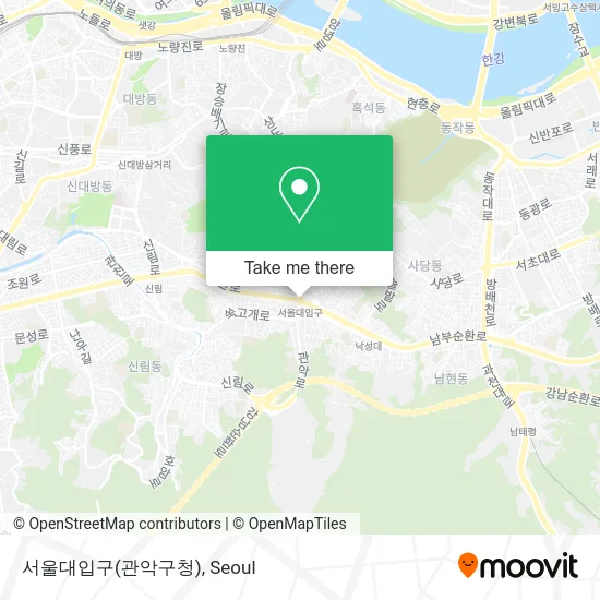 서울대입구(관악구청) map