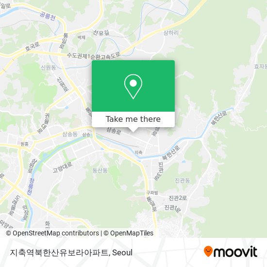 지축역북한산유보라아파트 map