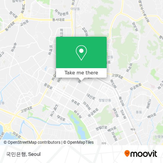 국민은행 map