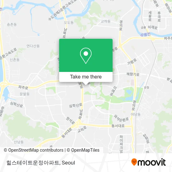 힐스테이트운정아파트 map