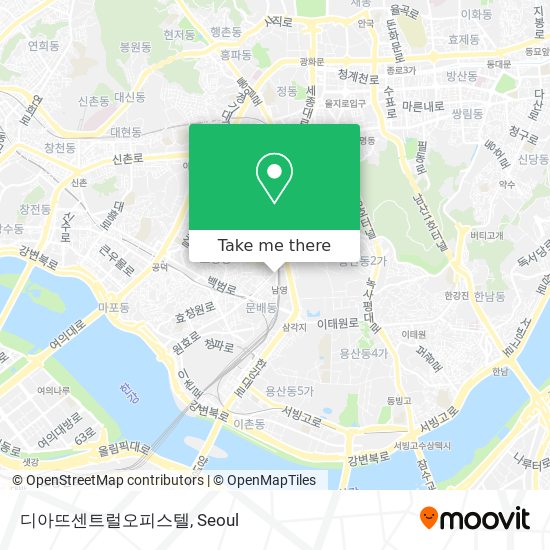 디아뜨센트럴오피스텔 map