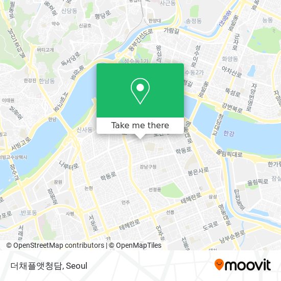 더채플앳청담 map