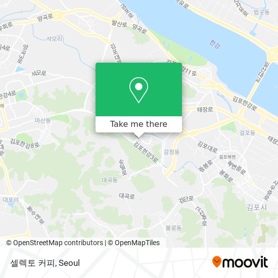 셀렉토 커피 map