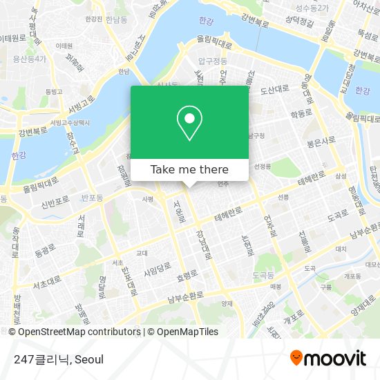 247클리닉 map