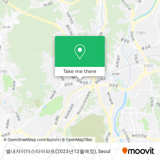 별내자이더스타아파트(2023년12월예정) map