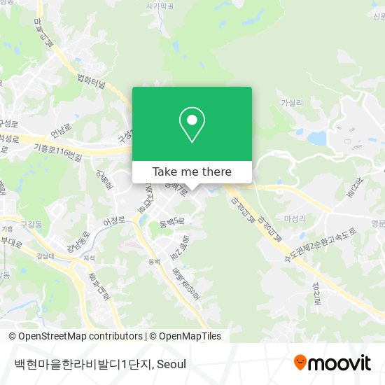 백현마을한라비발디1단지 map