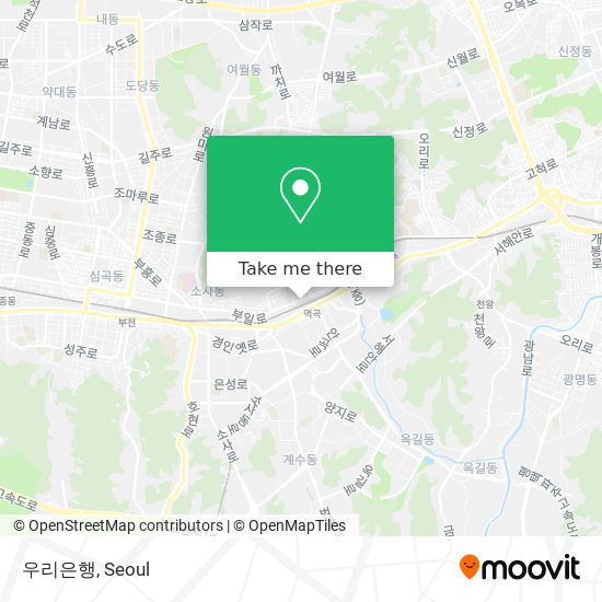 우리은행 map