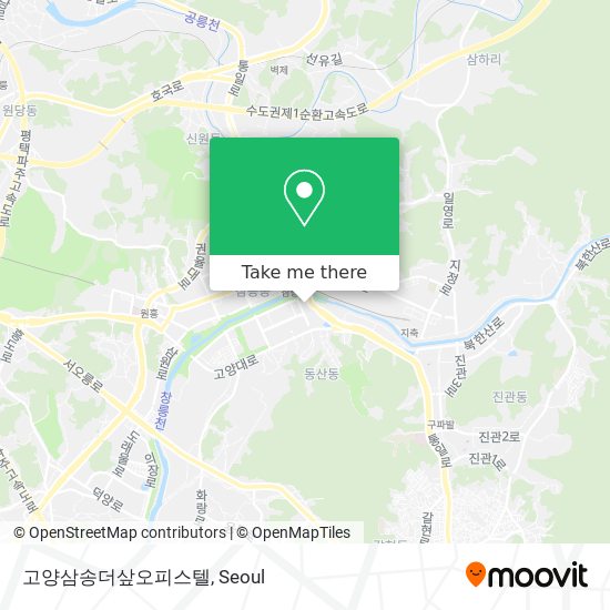 고양삼송더샆오피스텔 map