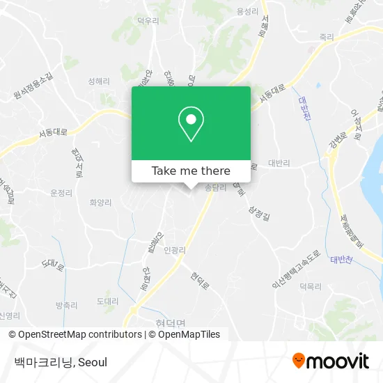 백마크리닝 map