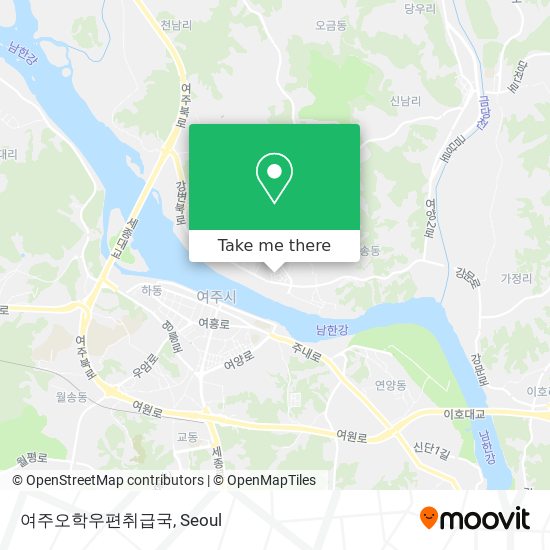 여주오학우편취급국 map