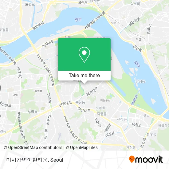 미사강변아란티움 map