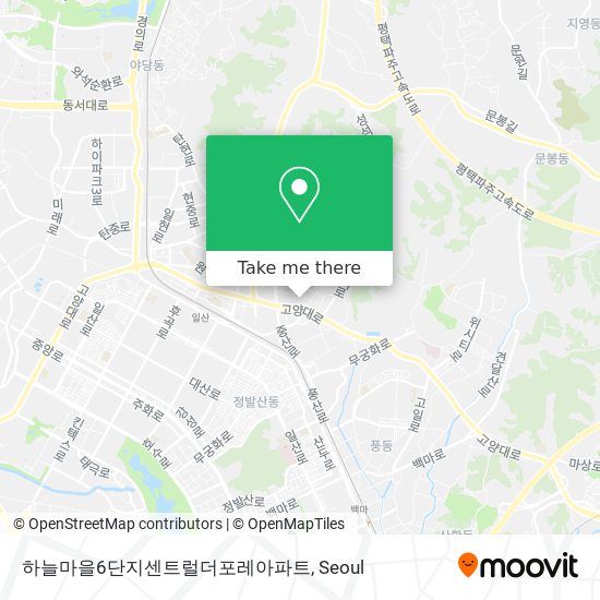 하늘마을6단지센트럴더포레아파트 map