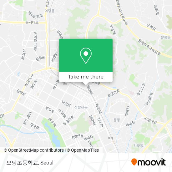 모당초등학교 map