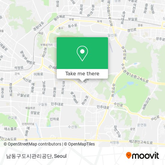 남동구도시관리공단 map