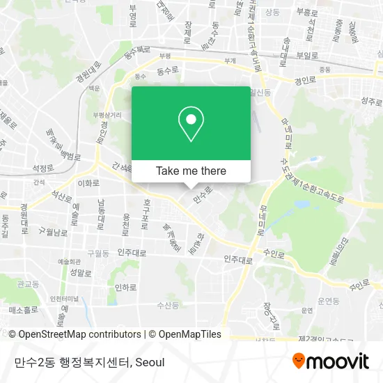 만수2동 행정복지센터 map