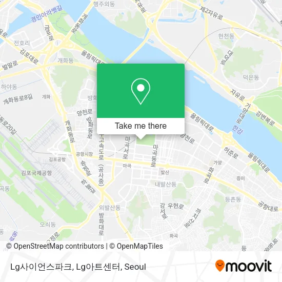 Lg사이언스파크, Lg아트센터 map