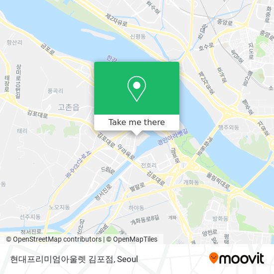 현대프리미엄아울렛 김포점 map