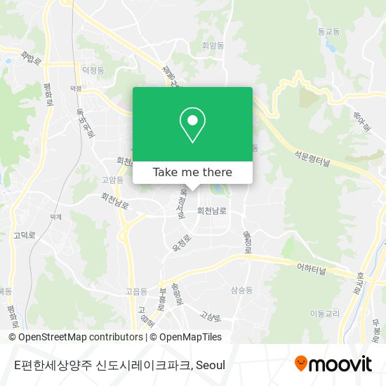 E편한세상양주 신도시레이크파크 map